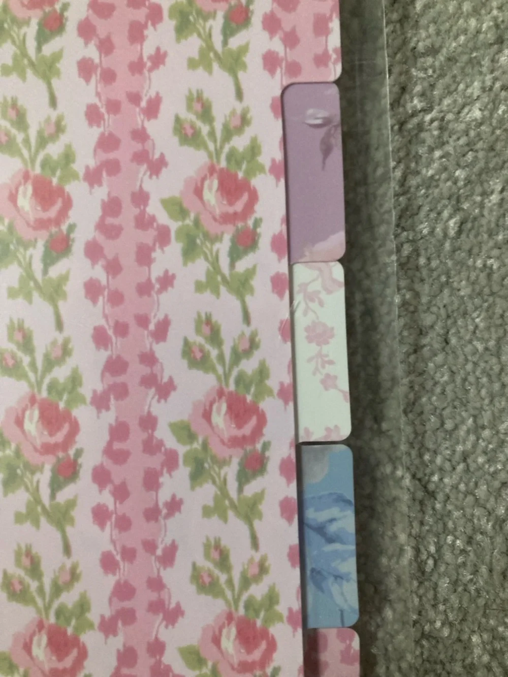 IN-HAND | LoveShackFancy x Target Yoobi Spiral Notebook & Set of 8 Dividers